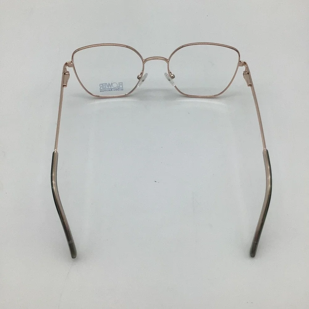 Flower by Drew‎ Barrymore FLR6080 Rose Gold Optical Frames 53-19-140 New